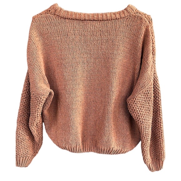 love tree 🌸knitted sweater 🧶 with triangles and polka dots size L - Picture 2 of 6